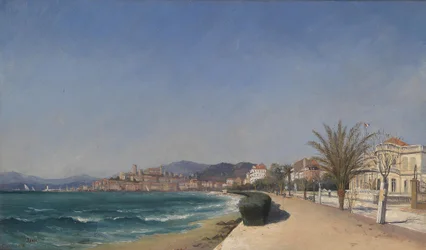 Widok na promenadę w Cannes